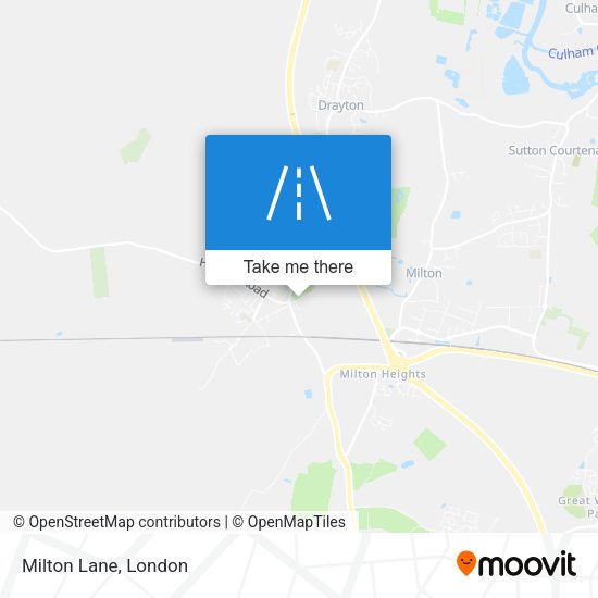 Milton Lane map