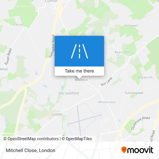 Mitchell Close map