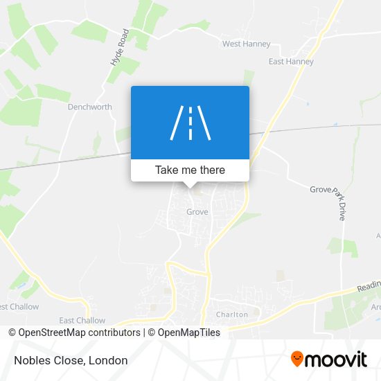 Nobles Close map