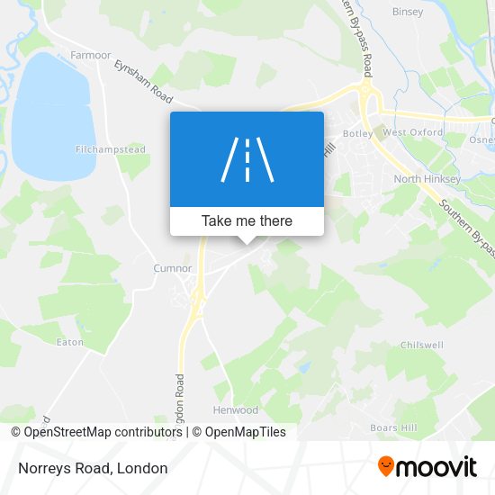Norreys Road map