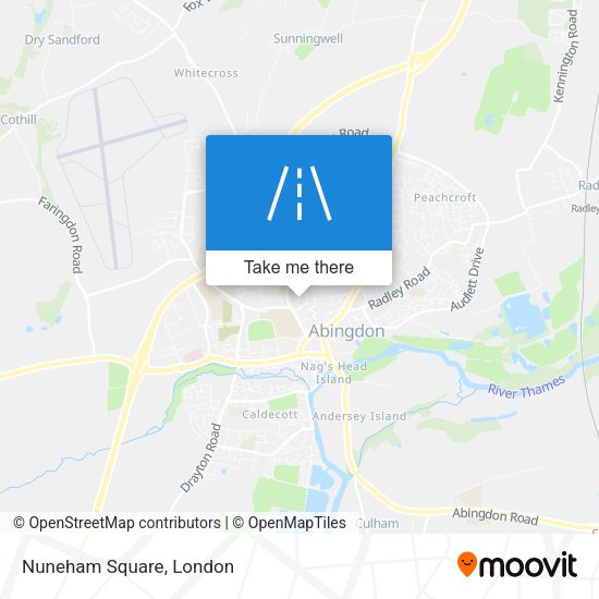Nuneham Square map