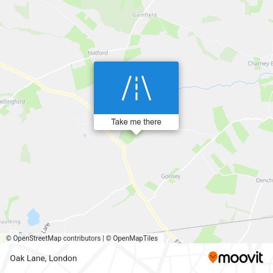 Oak Lane map