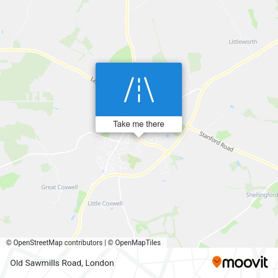 Old Sawmills Road map