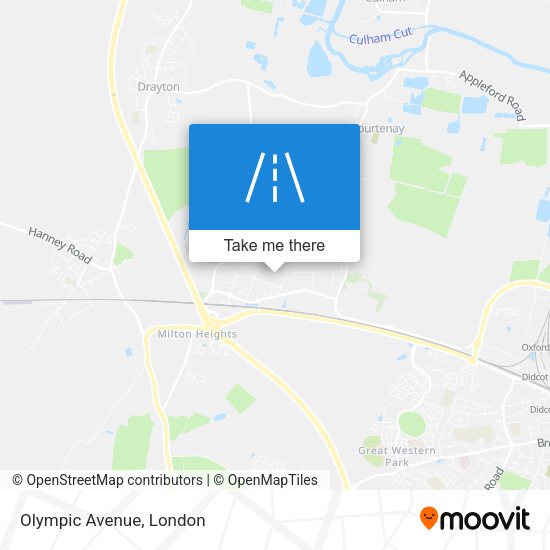 Olympic Avenue map