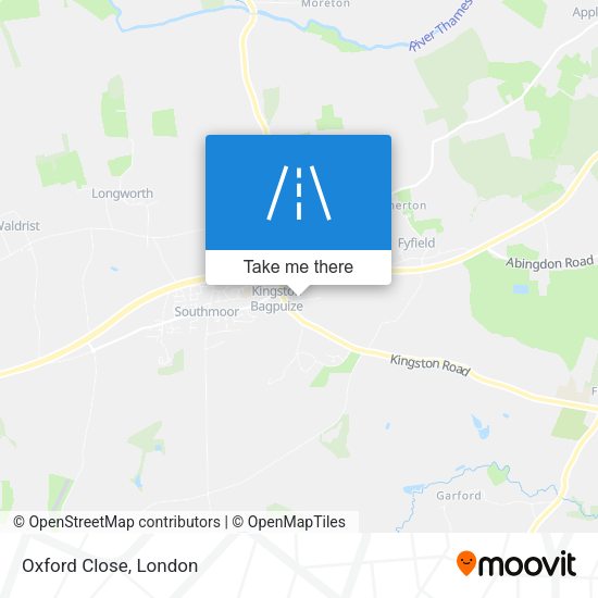 Oxford Close map