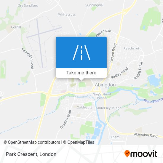 Park Crescent map