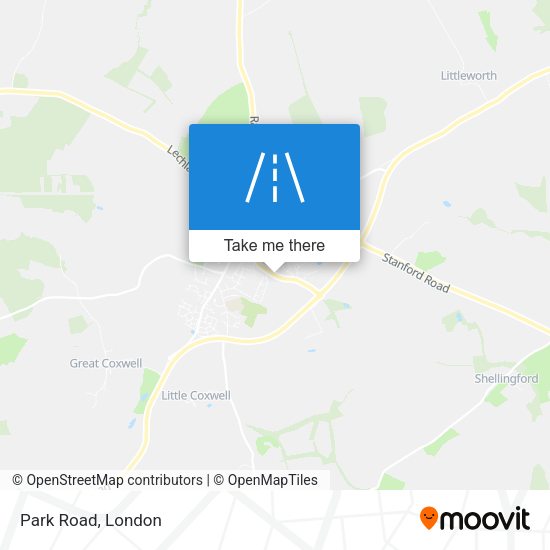 Park Road map