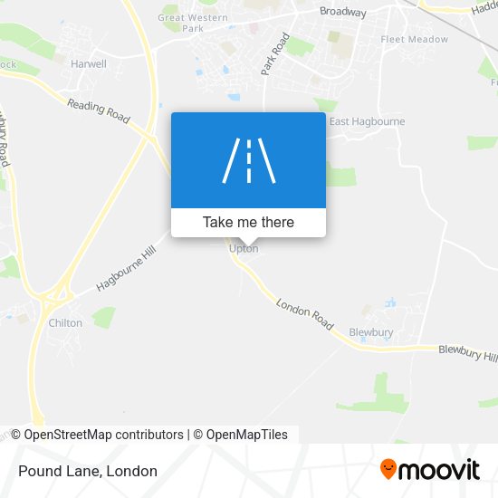 Pound Lane map
