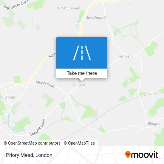 Priory Mead map