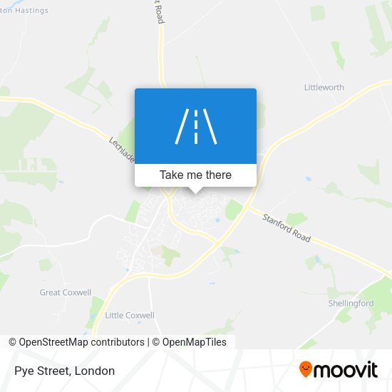 Pye Street map