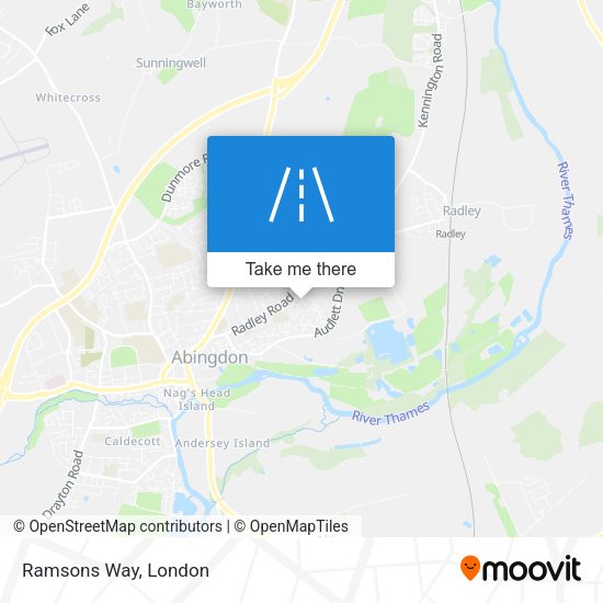 Ramsons Way map