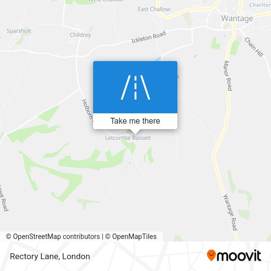 Rectory Lane map