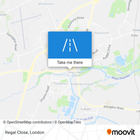 Regal Close map