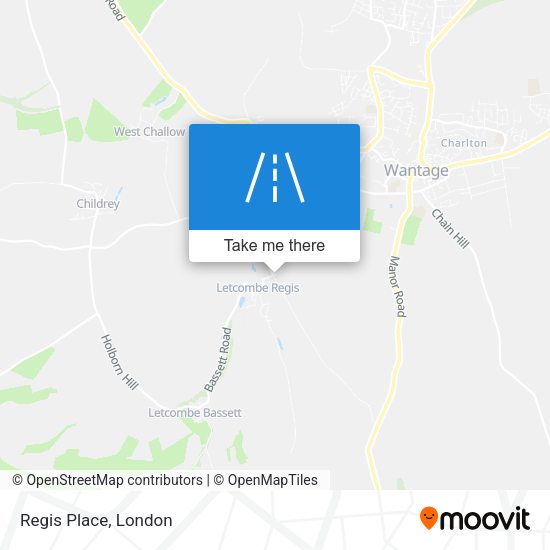 Regis Place map