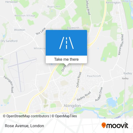 Rose Avenue map