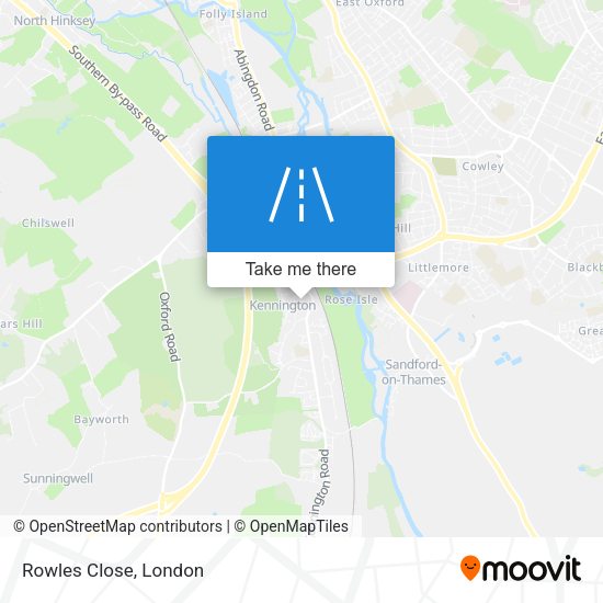 Rowles Close map