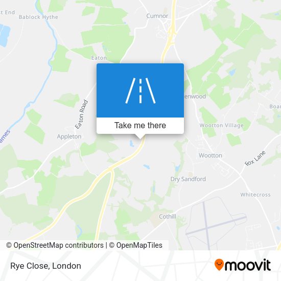 Rye Close map