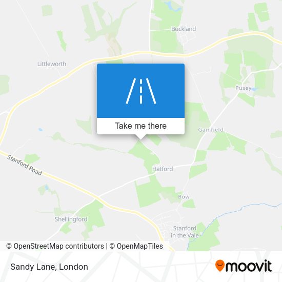 Sandy Lane map