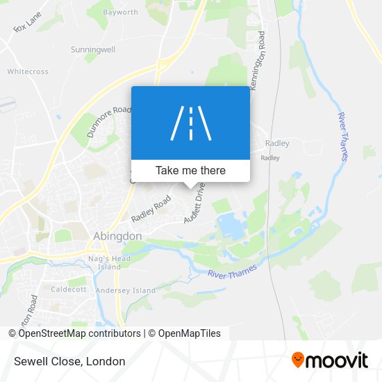Sewell Close map