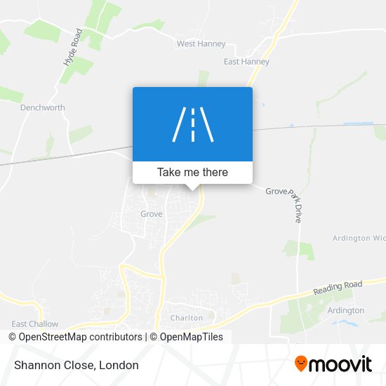 Shannon Close map