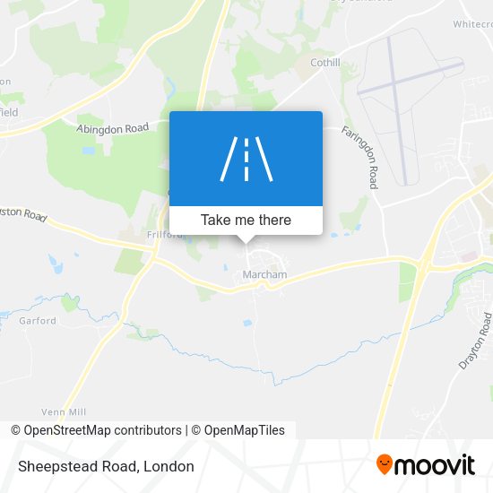 Sheepstead Road map