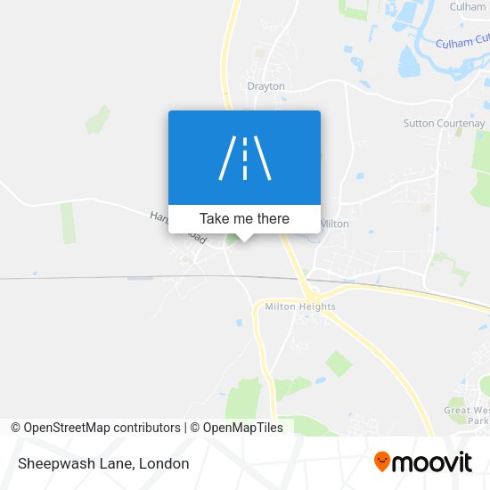 Sheepwash Lane map