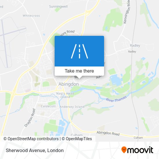 Sherwood Avenue map