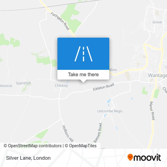 Silver Lane map
