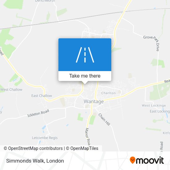 Simmonds Walk map