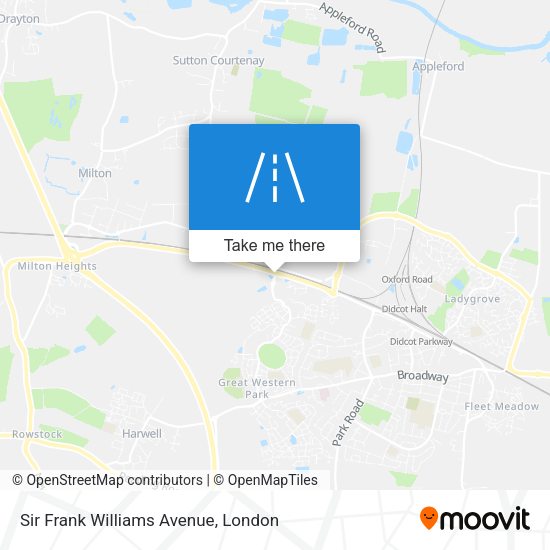 Sir Frank Williams Avenue map