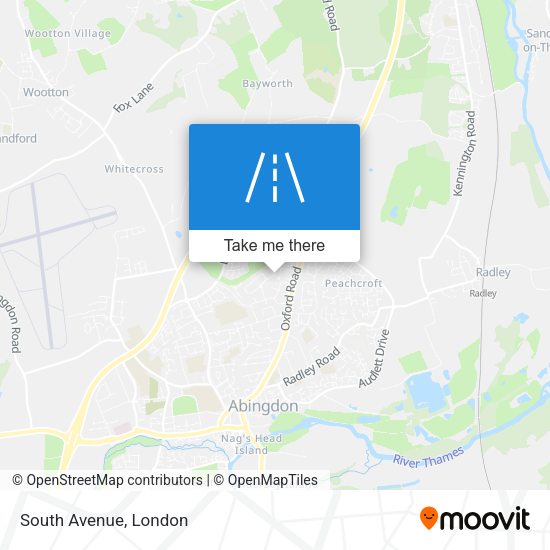 South Avenue map