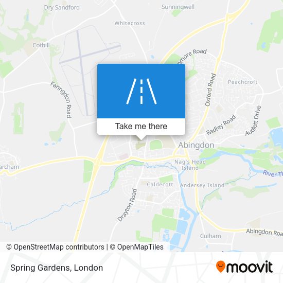 Spring Gardens map