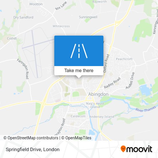 Springfield Drive map