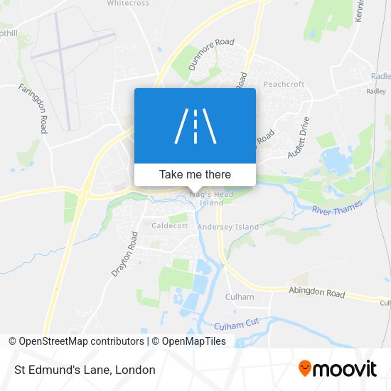 St Edmund's Lane map