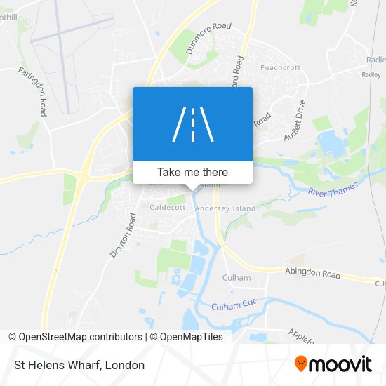 St Helens Wharf map