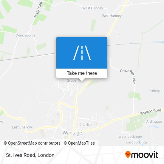 St. Ives Road map