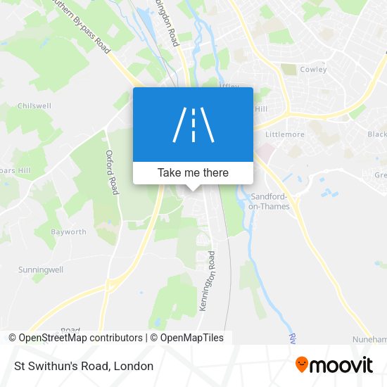 St Swithun's Road map