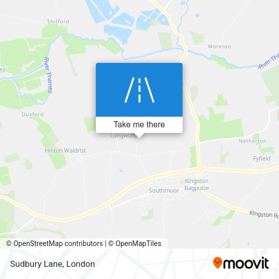 Sudbury Lane map