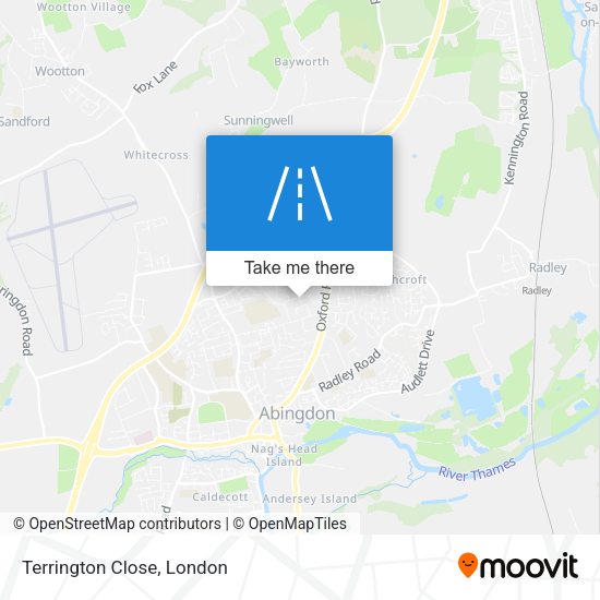 Terrington Close map