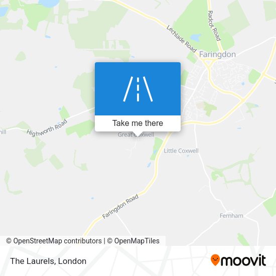 The Laurels map