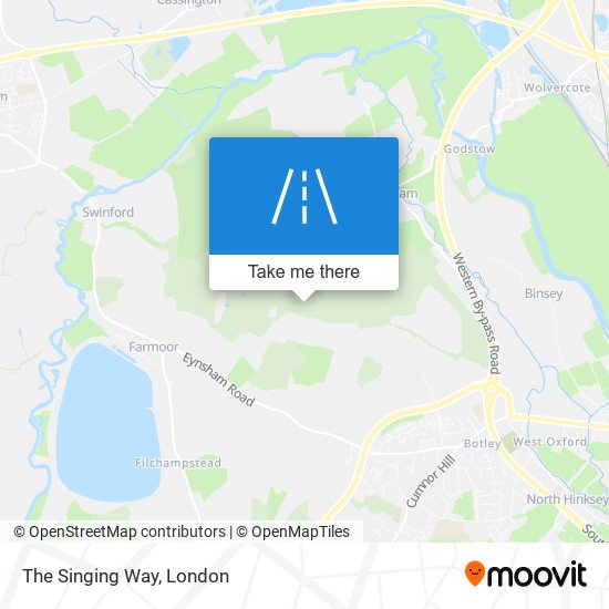 The Singing Way map