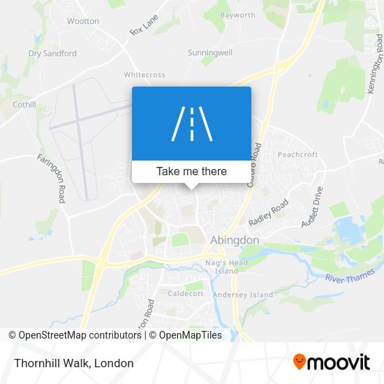 Thornhill Walk map