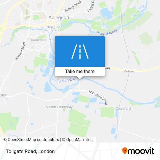 Tollgate Road map