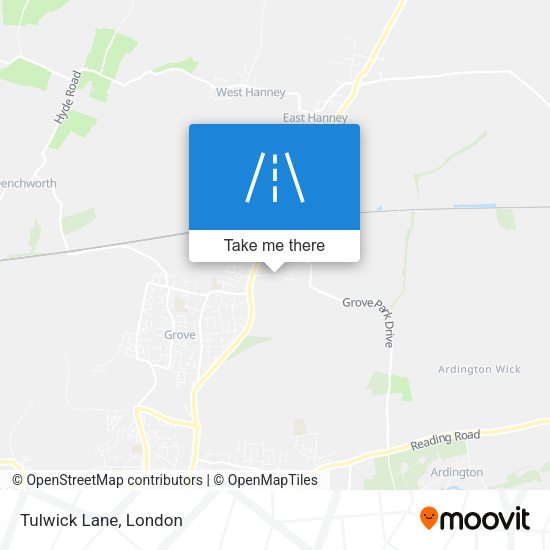 Tulwick Lane map
