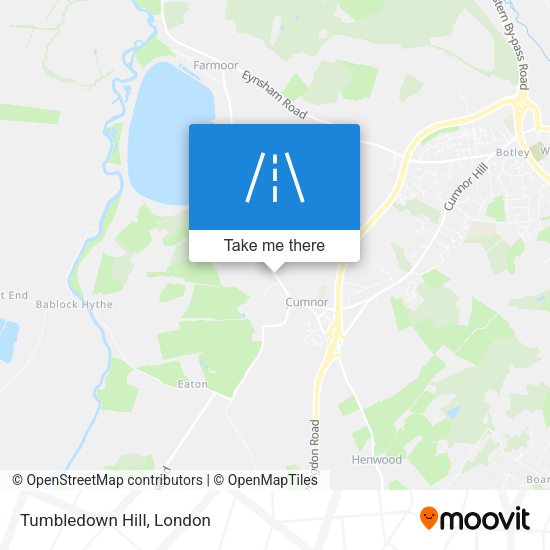 Tumbledown Hill map
