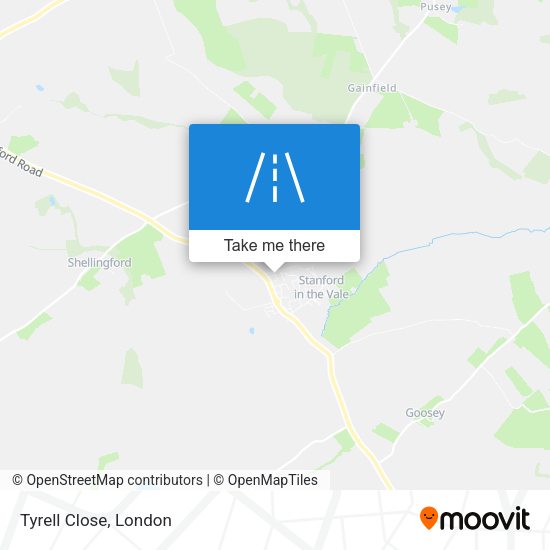 Tyrell Close map