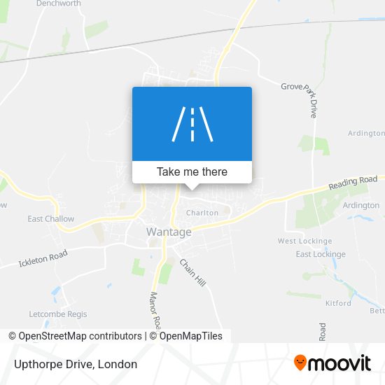 Upthorpe Drive map