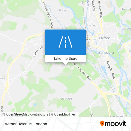 Vernon Avenue map