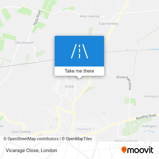 Vicarage Close map