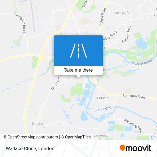 Wallace Close map